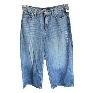 Gap Jeans Women's Baggy Midrise Wide Leg 8/29S Short Medium Wash